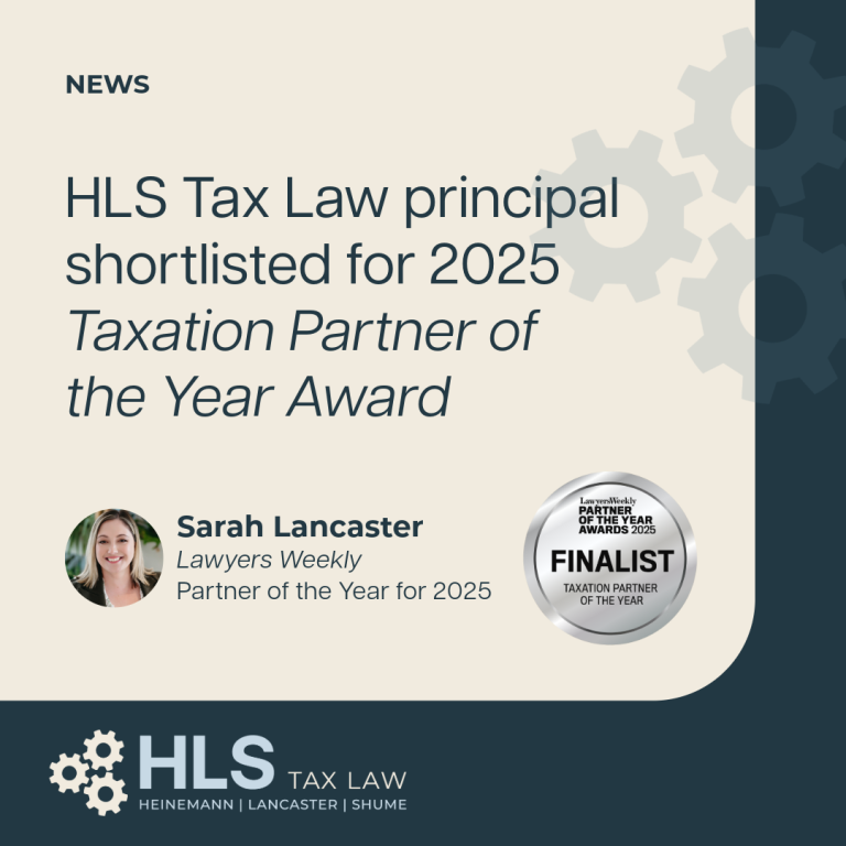 Taxation partner of the year - Sarah Lancaster
